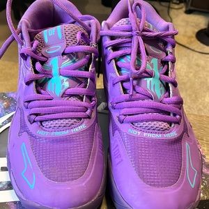 Purple and Teal LaMELO.  Size 10.5 with Box